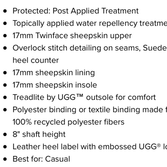 NWT Ugg Classic Short ll in Black Size 7 - Picture 5 of 16